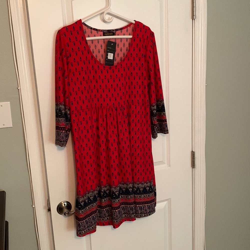Reborn Red Knit Dress